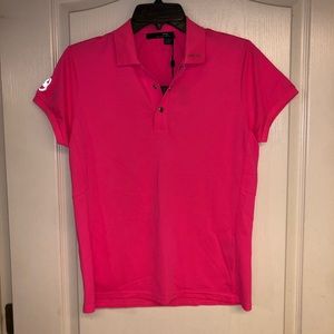 NWT Ralph Lauren Hot Pink Polo Size Medium